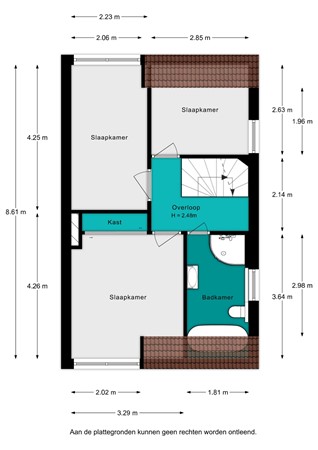 Plattegrond - Koperslagerij 20, 4762 AP Zevenbergen - Koperslagerij 20 - 1e verdieping - 2D.jpg
